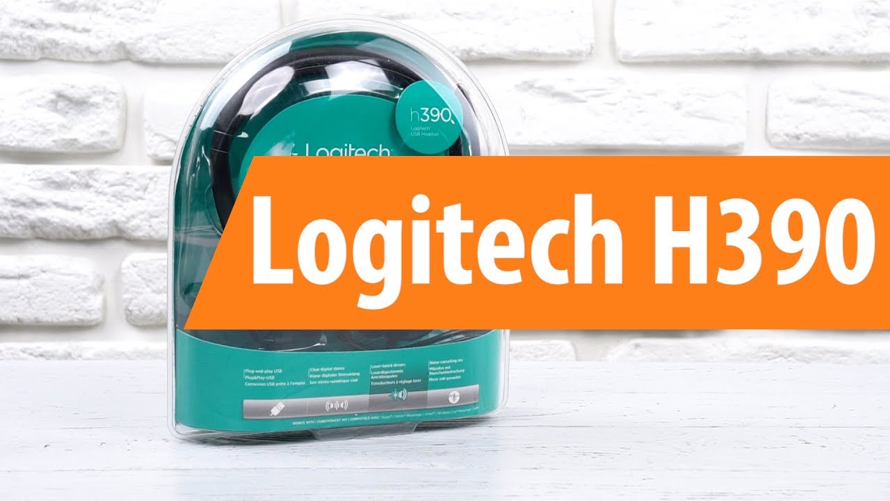 Распаковка Logitech H390 / Unboxing Logitech H390