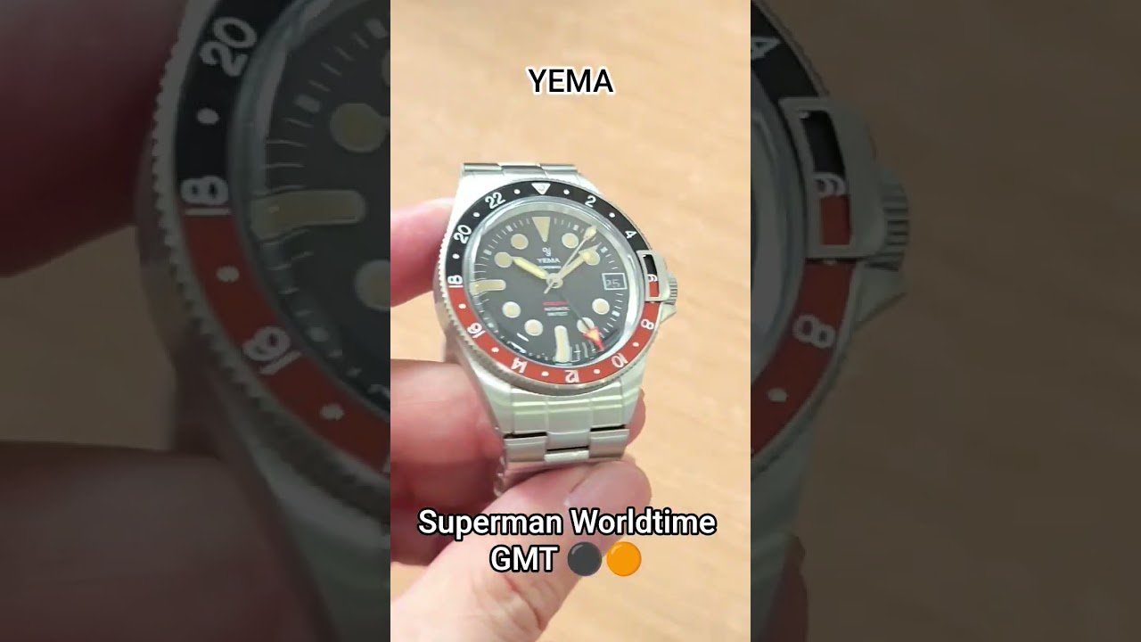 Yema Superman Worldtime GMT. 