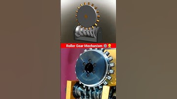 Roller gear mechanism ⚙️👷‍♂️ #mechanical #animation #engineering #3d #cad #Gear 🔥