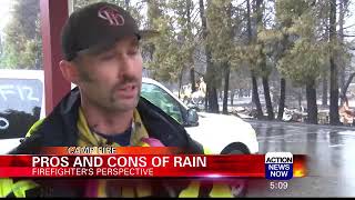Pros and Cons of Rainfall During Fire Effort