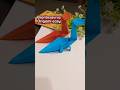 easy tutorial to make an origami Brontosaurus* #paper #fypシ #youtubeshorts #origami #diy
