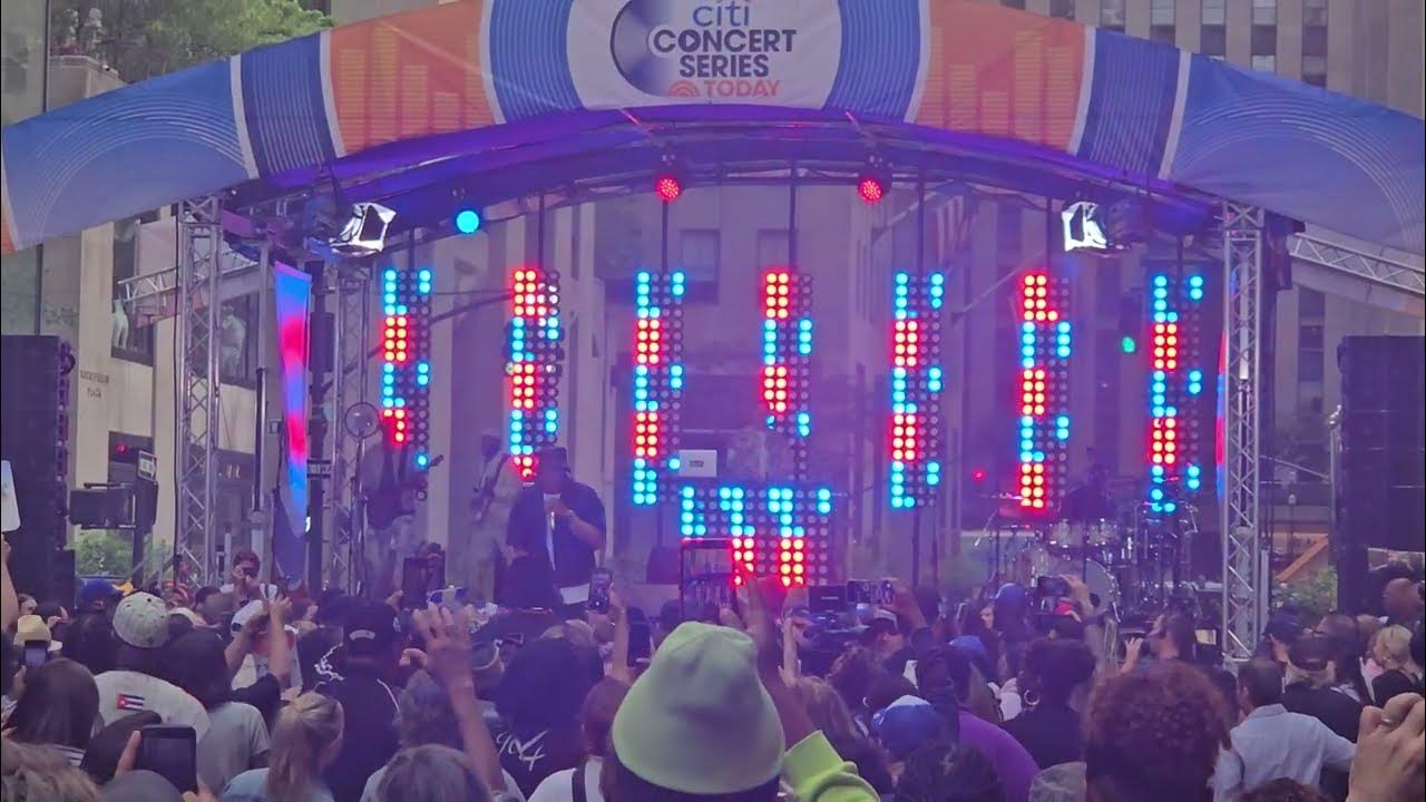 LL Cool J singing Passion at the Today Show Concert Series in New York