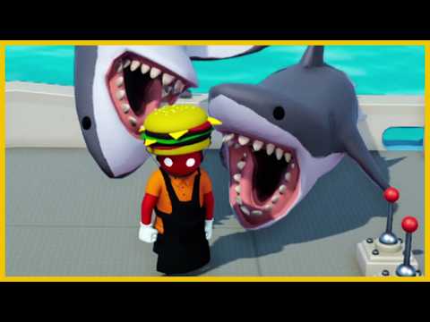 4 Idiots Die Of Laughter in Gang Beasts