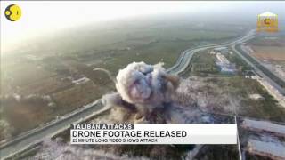 Taliban releases a drone footage of suicide bombing