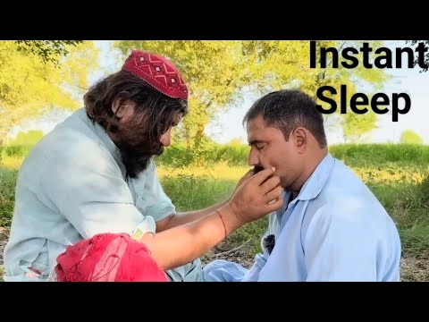 Super Relaxing ASMR head and back Massage from Bengali baba 
