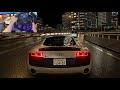 Audi R8 V8 4.2L - Assetto Corsa / Moza R9 ハンドルコントローラー / #4k #アウディ