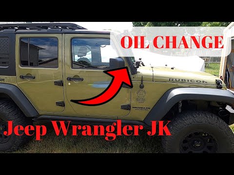 114- How To CHANGE The OIL In a JEEP WRANGLER JK (QUICK and EASY!!!!)