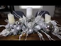 DOLLAR TREE GLAM CENTERPIECE  2018 / Frosty Centerpiece DIY/ How To Make A Centerpiece On A Budget