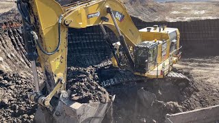 Caterpillar 6015B Excavator Loading Mercedes & MAN Trucks  Sotiriadis Mining Works