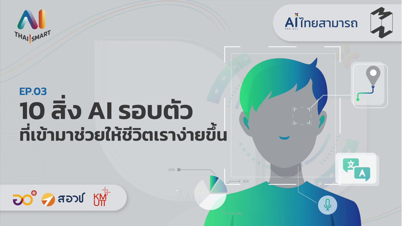 คอมพิวเตอร์ในชีวิตประจําวัน  2022  10 สิ่ง AI รอบตัวที่เข้ามาช่วยให้ชีวิตเราง่ายขึ้น | AI Thai Smart EP.3