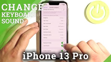 How to Enable/Disable Keyboard Clicks on iPhone 13 Pro - Set Up Touch Sounds