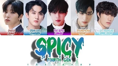 How Would 4TH GEN Sing "SPICY" by AESPA (Male ver.) | Colored Coded Lyrics