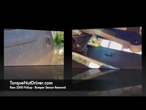 Ram 2500 Pickup - Bumper Sensor Removal - TorqueNutDriver.com @prattlonstudios