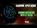 Garmin Fenix 7/Epix 12 Fields Watchface
