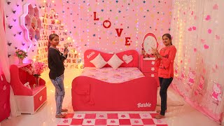 2 LOVE 💋..!! Couple Bedroom ❤️  Romantic Room Decoration - DIY screenshot 4