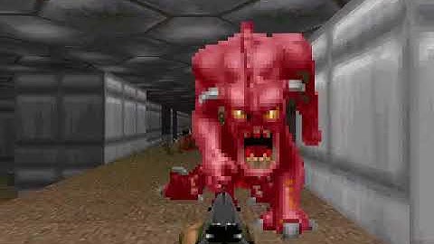 Doom E1M4 Command Control - No Mouse Playthrough