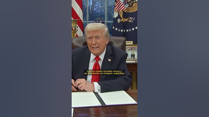 Trump termina con las pajitas de papel: "Volvemos al plástico" #shorts