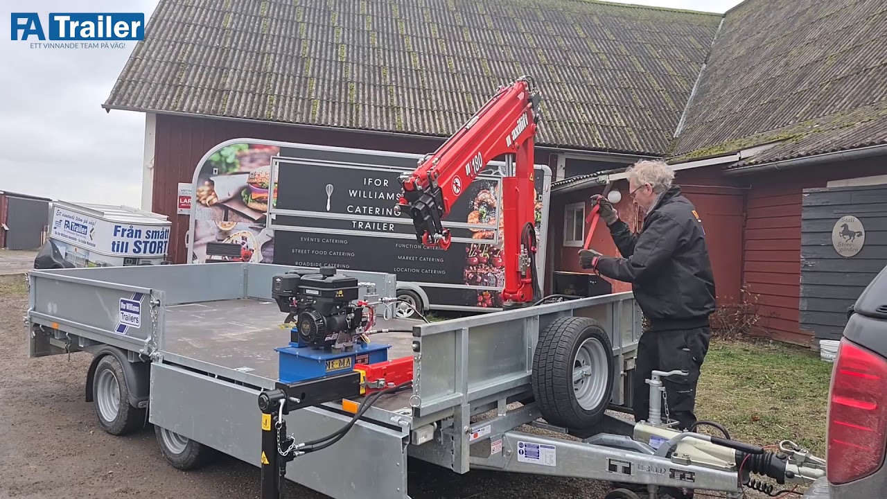 Fa-trailer kranvagn