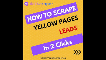 Effortlessly Extract Yellow Pages Leads Data with QuickScraper API to CSV