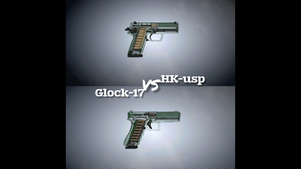 Glock-17 vs Hk-usp ☠ | #guncomparison - YouTube