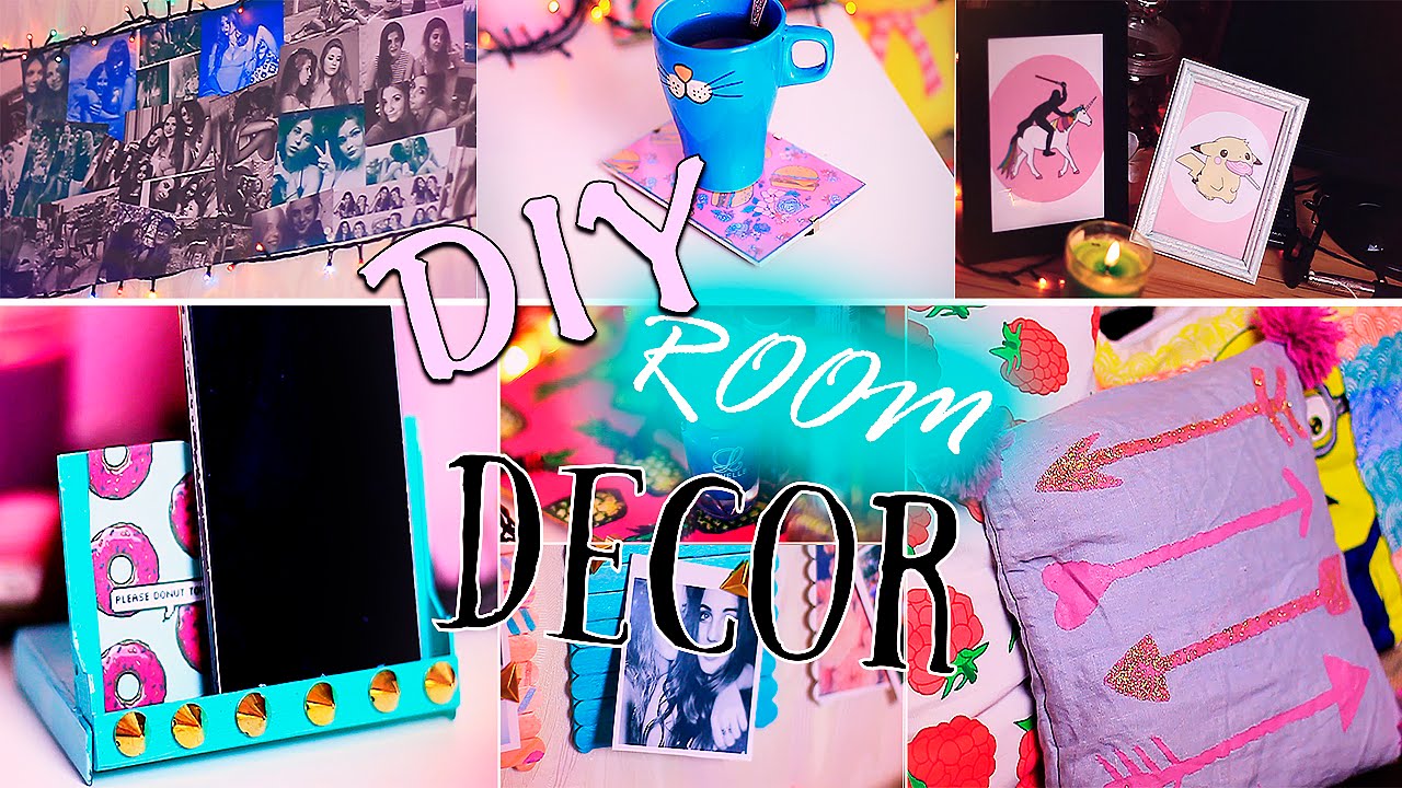 DIY: Room Decor/Tumblr Inspired/Cheap&Easy|Декор комнатыFosssaaa - YouTube