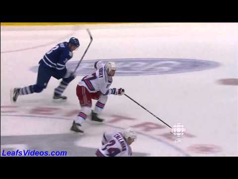 Rangers @ Maple Leafs - Ryan Callahan Scores on Pe...