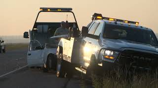 Head on collision fatal crash Highway 3 Full Raw Footage