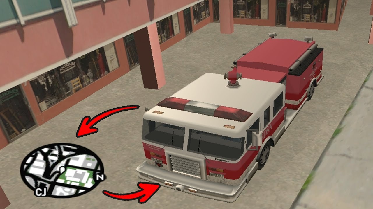 san andreas fire truck