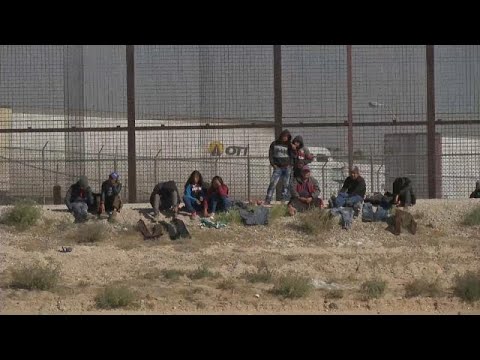 Cold welcome for migrant caravan at US border