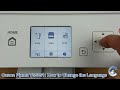 Canon Pixma TS5051: How to Change the Selected Language