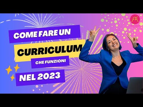 Video: Come Scrivere un Curriculum Vitae Funzionale: 6 Passaggi