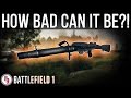 Least used Machine Gun in Battlefield 1?