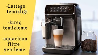 Philips Lattego Kahve Makinesi Temizliği | Günlük-Haftalık-Aylık Bakımı | Kireç Temizleme