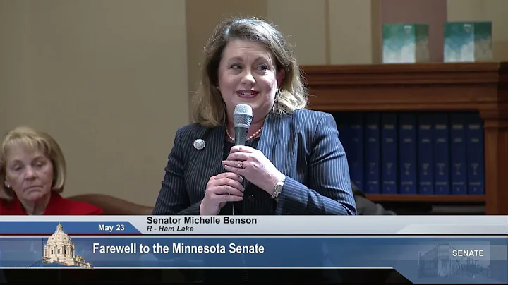Senator Michelle Benson Says Farewell to the Minne...