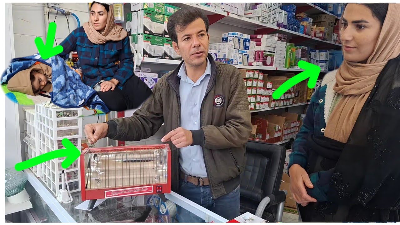 "Setting up home electricity by purchasing a stylish electric heater and electrical appliances"