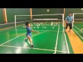 Galva s badminton forehand safety training