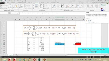COMO RESOLVER UNA ECUACION EN EXCEL