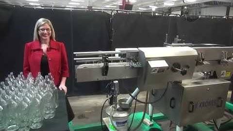 Krones Model Rotina 1 Automatic Inline Cold Glue Spot or Wrap Labeler