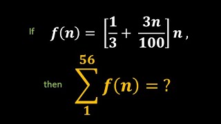 One Interesting Problem with Greatest Integer Function  IIT JEE Math | IIT JEE Preparation - RLD Sir