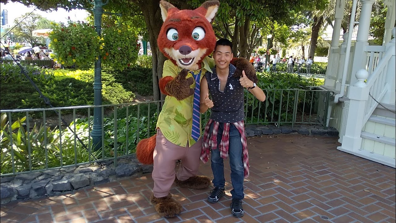 【TDL】ニック・ワイルド グリーティング - YouTube