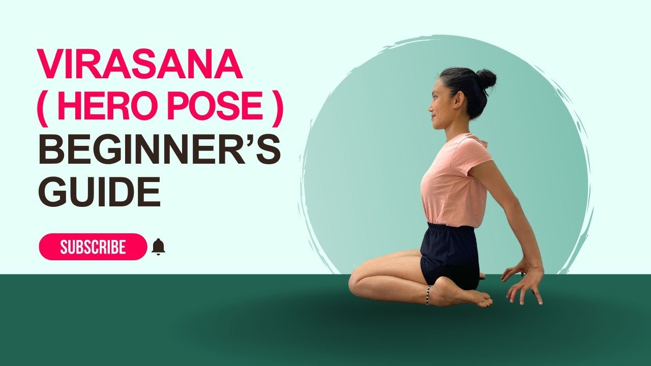 Supta Virasana, Reclining Hero's Pose - YouTube