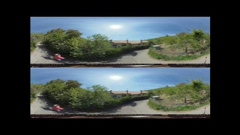 3D 360 Immersive Video - SWARM insta360 pro2 5760X5760 H265 100Mbps 30fps spatial audio from camera