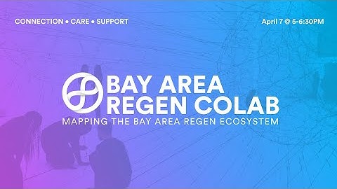 Mapping The Ecosystem: Bay Area Regen CoLab [April 