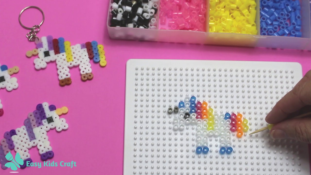 How to Make a Perler Bead Unicorn - That Kids' Craft Site