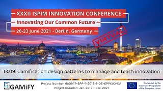 Gamification design patterns to manage and teach innovation