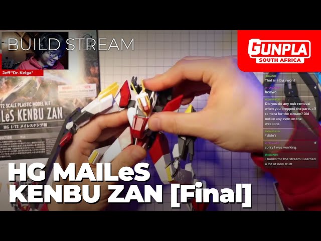 Let's Build! HG MAILeS KENBU ZAN [Final] - YouTube