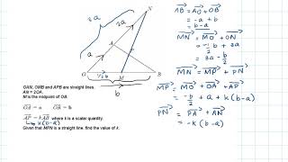 Solution to a  vector question