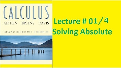 Calculus How to Solve Absolute Inequality greater than or equals to in Urdu/Hindi