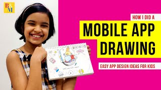 Play with your own mobile app design | App Sketches for Kids | Kids Mobile App Design | Draw It App