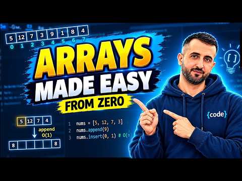 Arrays & Dynamic Arrays Explained: Why Python Lists Are Fast at the End and Slow at the Front